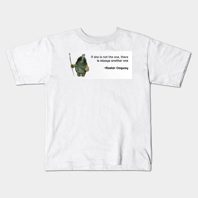 Master Oogway Quote #1 Kids T-Shirt by Geektuel